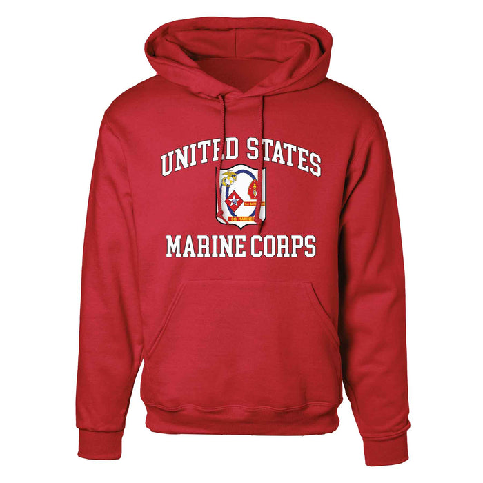1st Battalion 6th Marines USMC Hoodie - SGT GRIT