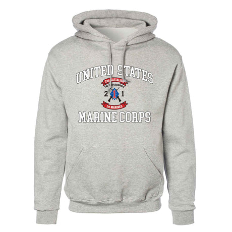 2nd Battalion 1st Marines USMC Hoodie - SGT GRIT