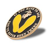 USMC Yellow Footprints Pin - SGT GRIT