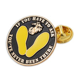 USMC Yellow Footprints Pin - SGT GRIT