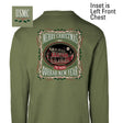 USMC Tun Tavern Christmas Long Sleeve T-Shirt Back Design- OD Green (Copy) - SGT GRIT