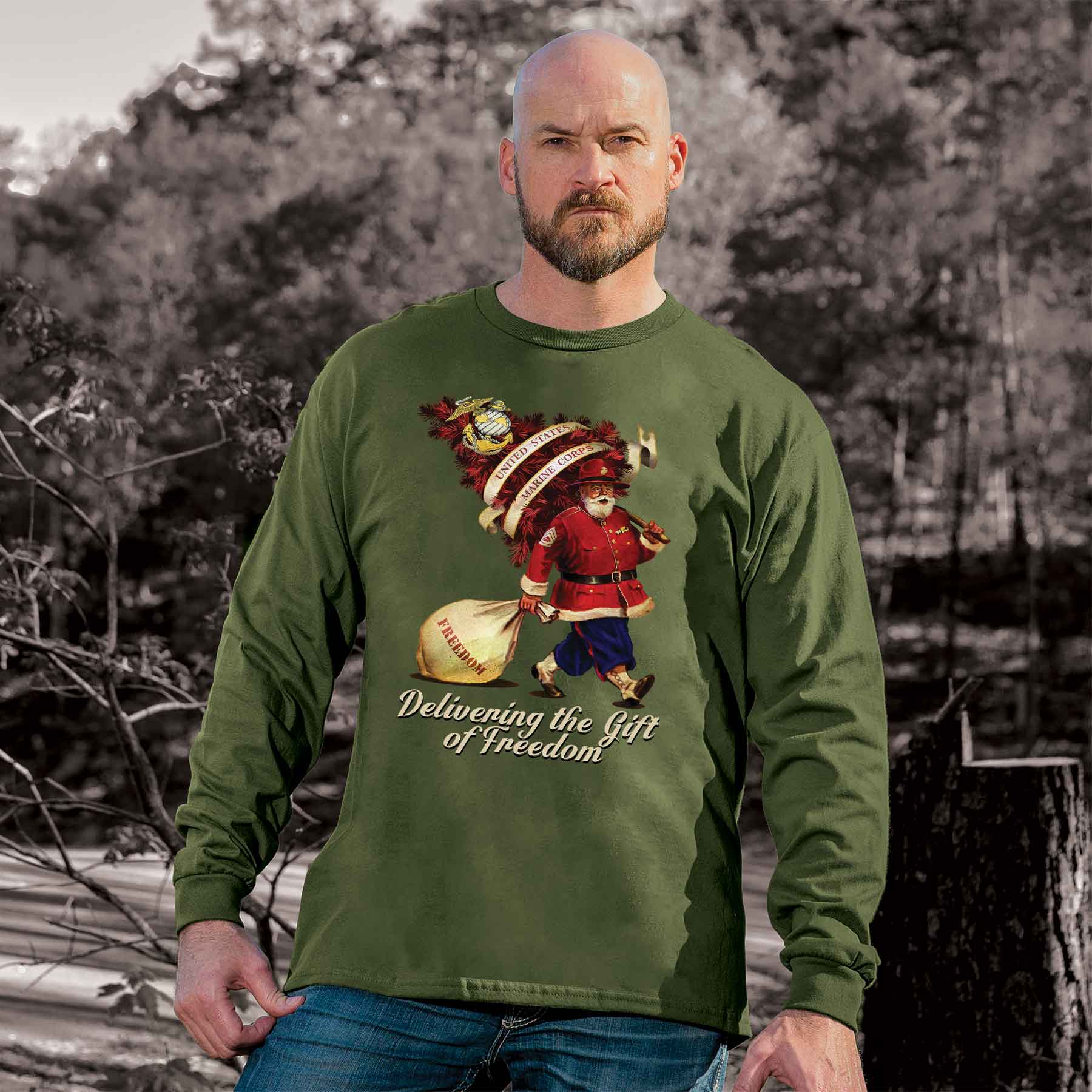 USMC Santa's Gift of Freedom Long Sleeve – SGT GRIT