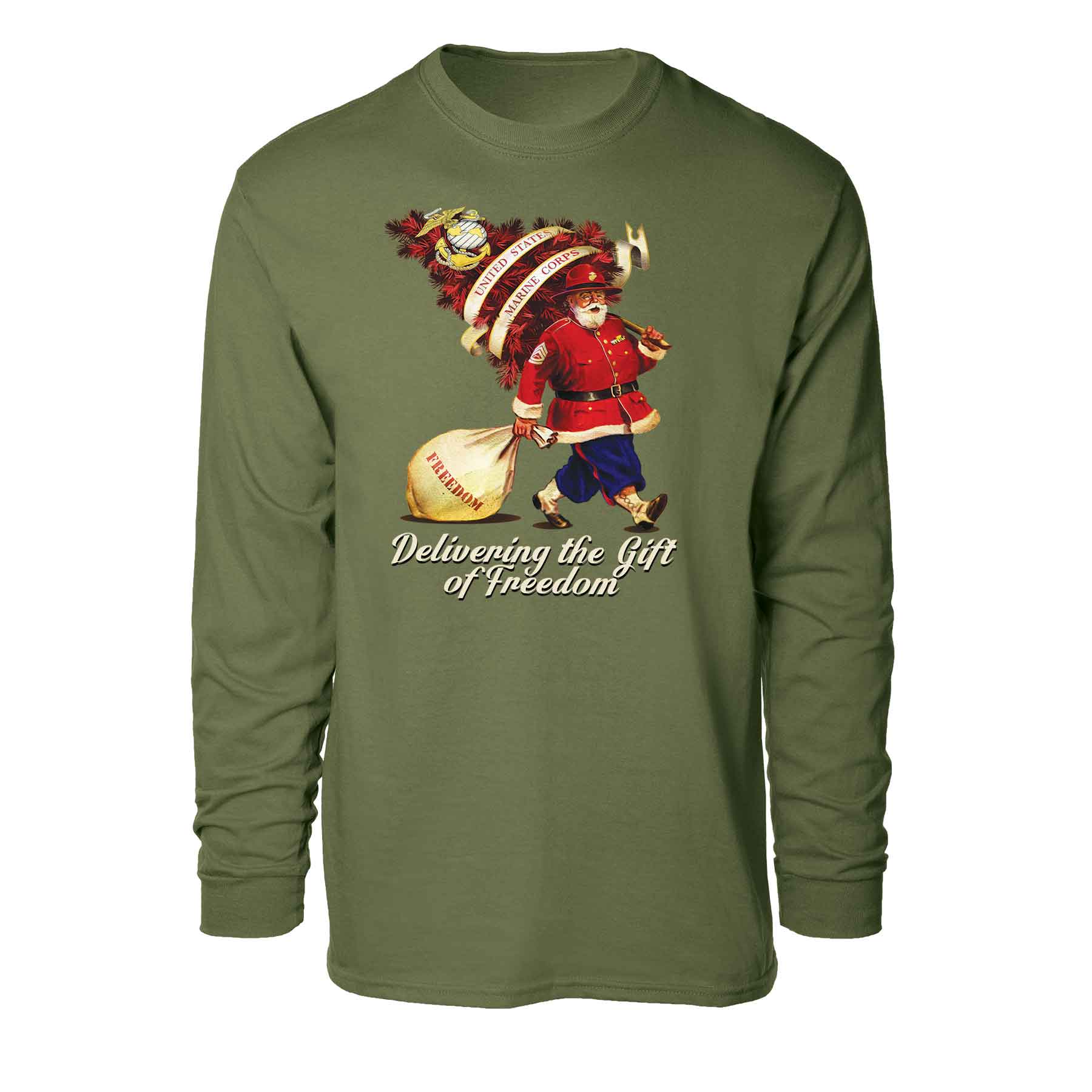 USMC Santa's Gift of Freedom Long Sleeve – SGT GRIT
