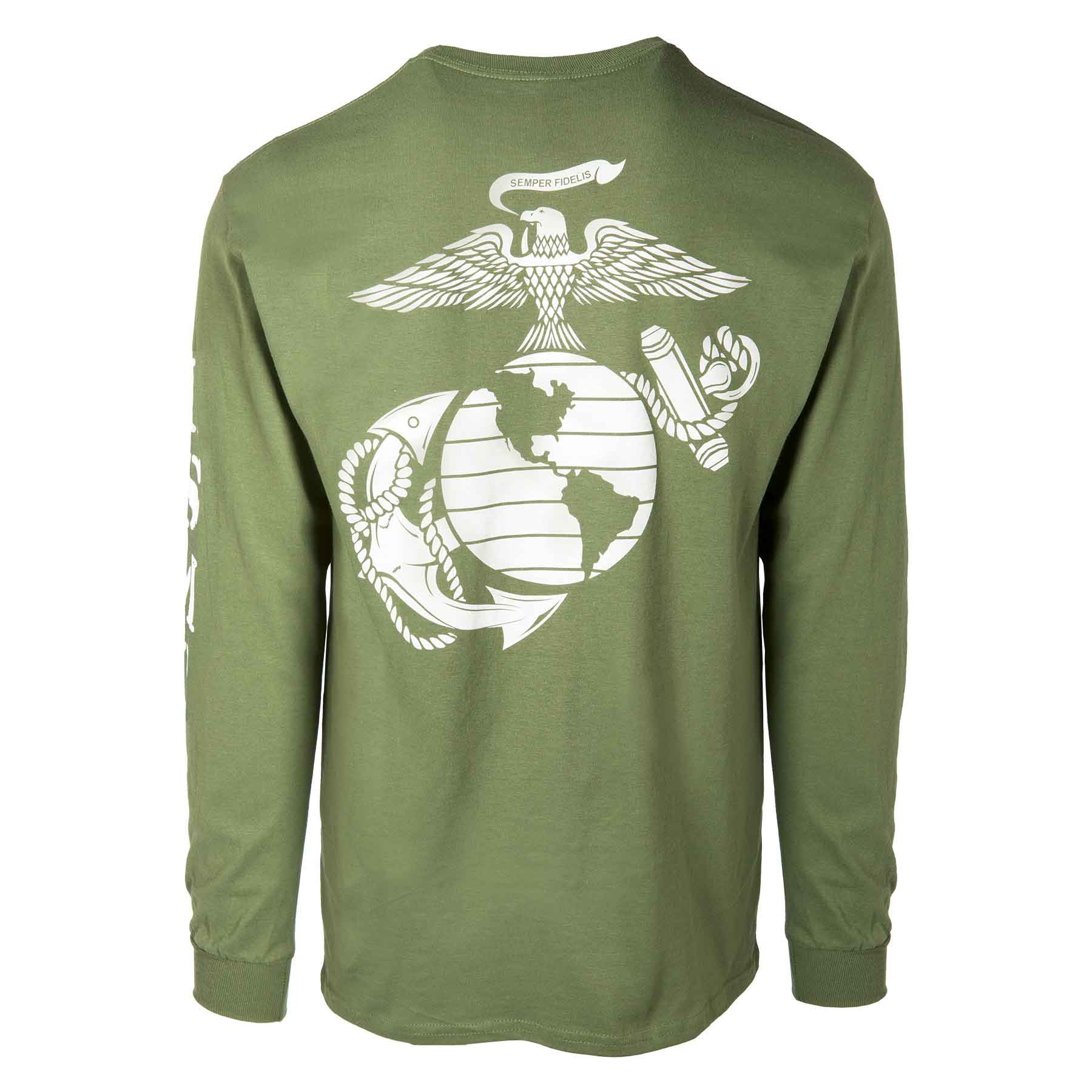 USMC OD Long Sleeve T-shirt – SGT GRIT