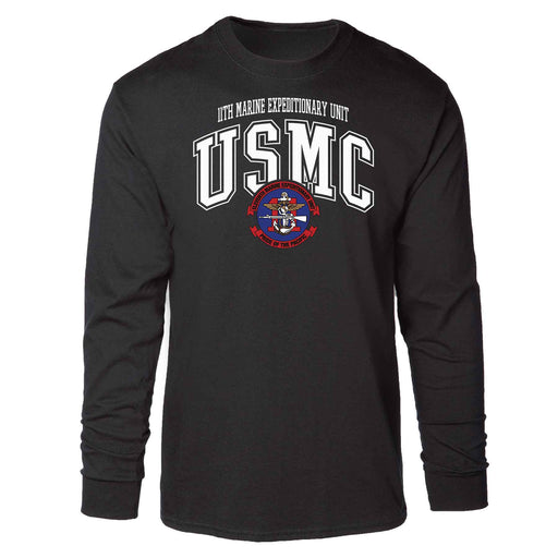 11TH MEU Pride Of The Pacific Arched Long Sleeve T-shirt - SGT GRIT