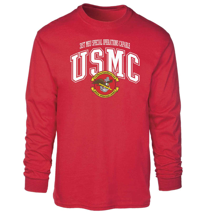 31st MEU Special Operations Arched Long Sleeve T-shirt - SGT GRIT