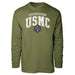 1st Battalion 4th Marines Arched Long Sleeve T-shirt - SGT GRIT