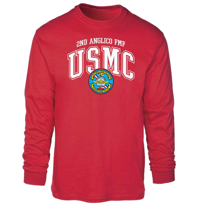 2D Anglico FMF Arched Long Sleeve T-shirt - SGT GRIT