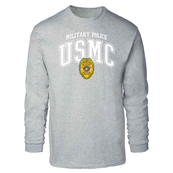 Military Police Badge Arched Long Sleeve T-shirt - SGT GRIT