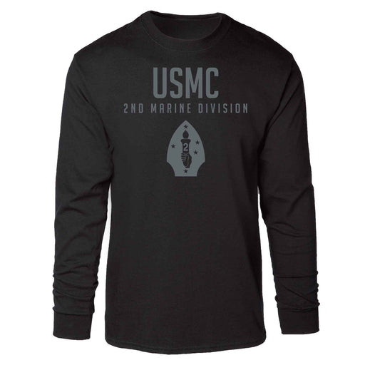 2nd Marine Division Tonal Long Sleeve T-shirt - SGT GRIT
