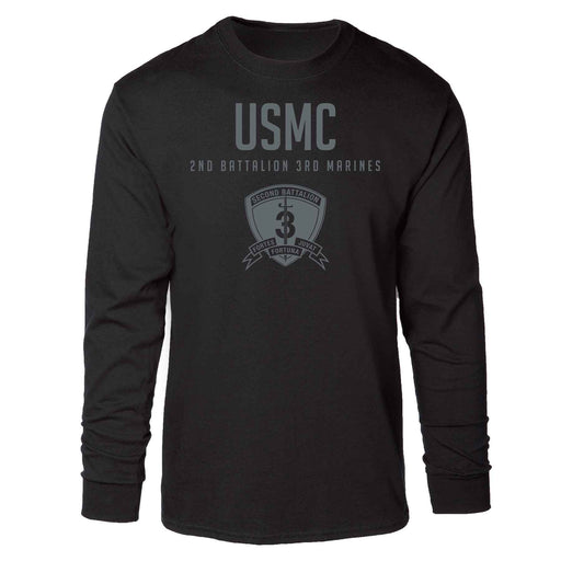 2nd Battalion 3rd Marines Tonal Long Sleeve T-shirt - SGT GRIT