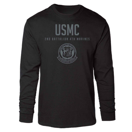 2nd Battalion 4th Marines Tonal Long Sleeve T-shirt - SGT GRIT