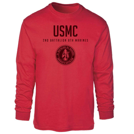 2nd Battalion 8th Marines Tonal Long Sleeve T-shirt - SGT GRIT
