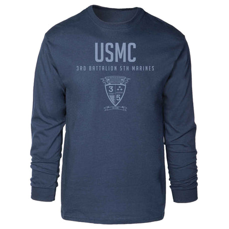 3rd Battalion 5th Marines Tonal Long Sleeve T-shirt - SGT GRIT