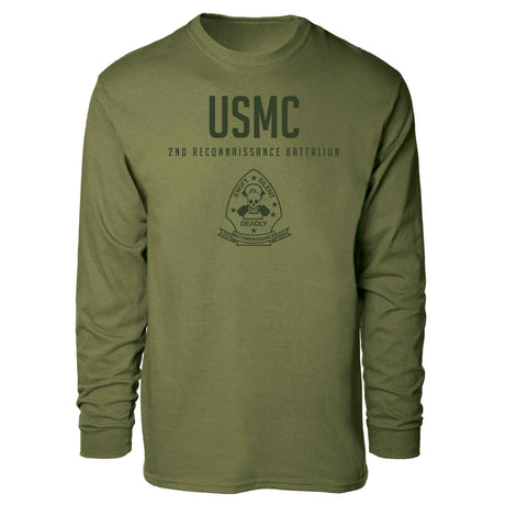 2nd Reconnaissance Battalion Tonal Long Sleeve T-shirt - SGT GRIT