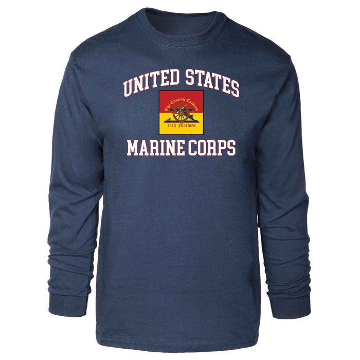 11th Marines Regimental USMC Long Sleeve T-shirt - SGT GRIT