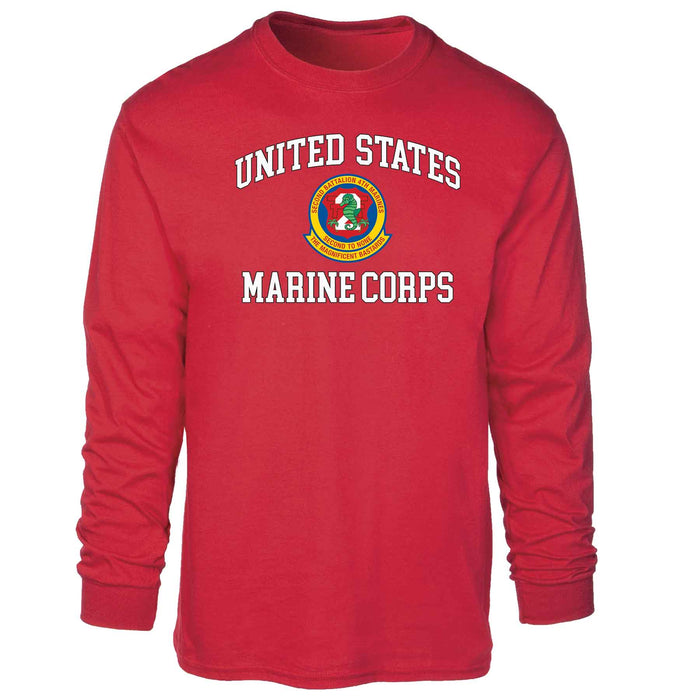 2nd Battalion 4th Marines USMC Long Sleeve T-shirt - SGT GRIT
