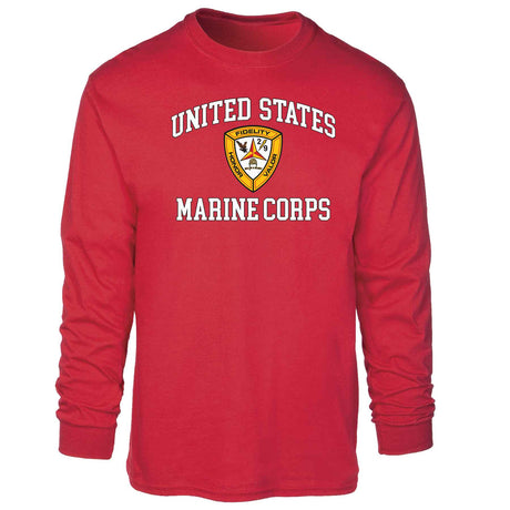2nd Battalion 9th Marines USMC Long Sleeve T-shirt - SGT GRIT