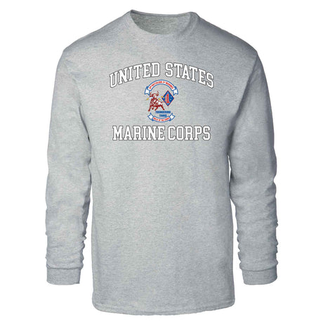 3rd Battalion 1st Marines USMC Long Sleeve T-shirt - SGT GRIT