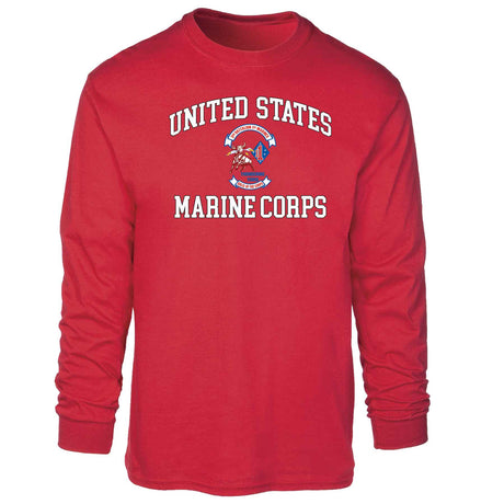 3rd Battalion 1st Marines USMC Long Sleeve T-shirt - SGT GRIT