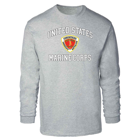 3rd Battalion 3rd Marines USMC Long Sleeve T-shirt - SGT GRIT