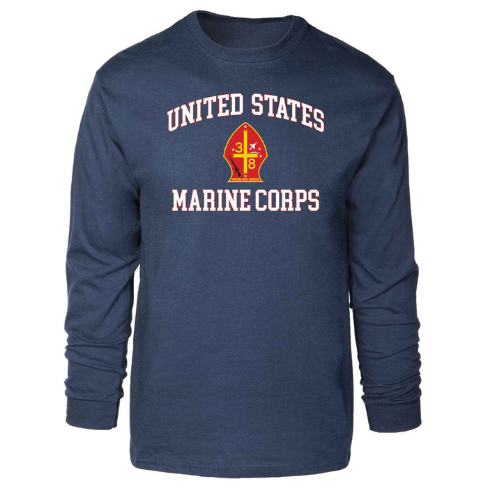 3rd Battalion 8th Marines USMC Long Sleeve T-shirt - SGT GRIT