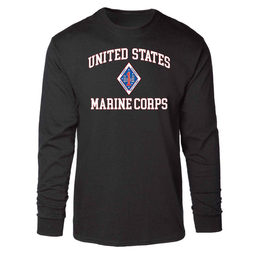 1st Combat Engineer Battalion USMC Long Sleeve T-shirt - SGT GRIT