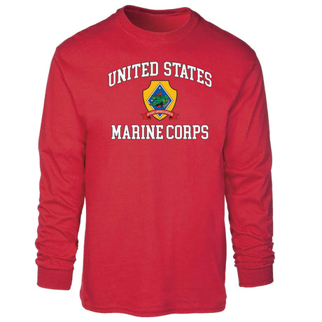 3rd Amphibious Assault Bn USMC Long Sleeve T-shirt - SGT GRIT