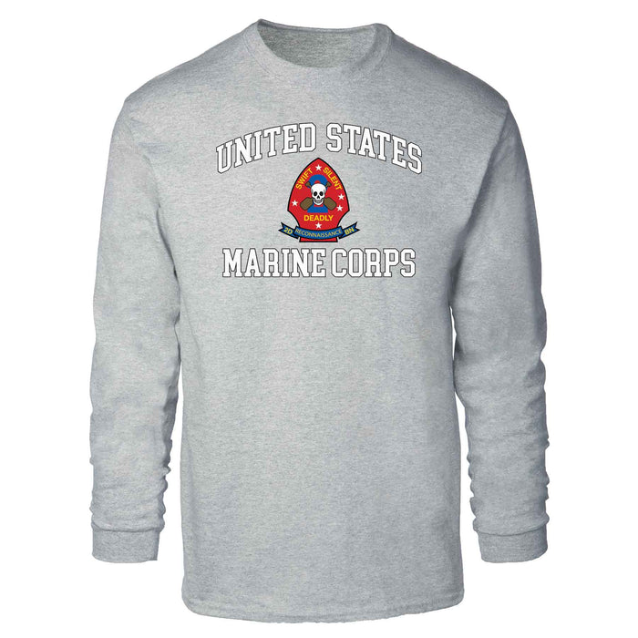 2nd Reconnaissance Battalion USMC Long Sleeve T-shirt - SGT GRIT