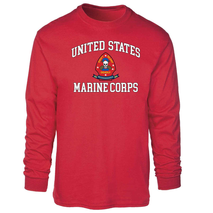 2nd Reconnaissance Battalion USMC Long Sleeve T-shirt - SGT GRIT
