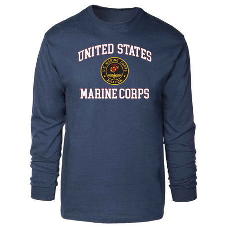 Marine Corps Aviation USMC Long Sleeve T-shirt - SGT GRIT