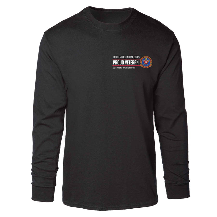 26th Marines Expeditionary Proud Veteran Long Sleeve T-shirt - SGT GRIT