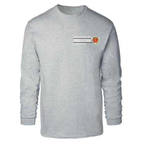 3rd Battalion 3rd Marines Proud Veteran Long Sleeve T-shirt - SGT GRIT