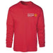 Red Marine Corps Aviation Proud Veteran Long Sleeve T-shirt - SGT GRIT