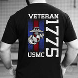 USMC Blood Stripe Veteran T-Shirt - SGT GRIT