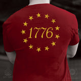 1776 Betsy Ross Flag T-Shirt - Back Design - SGT GRIT
