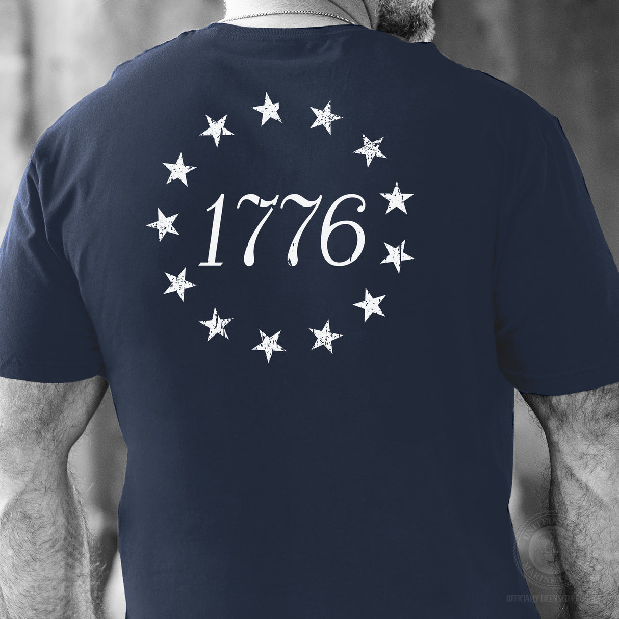 1776 Betsy Ross Flag T-Shirt - Back Design - SGT GRIT