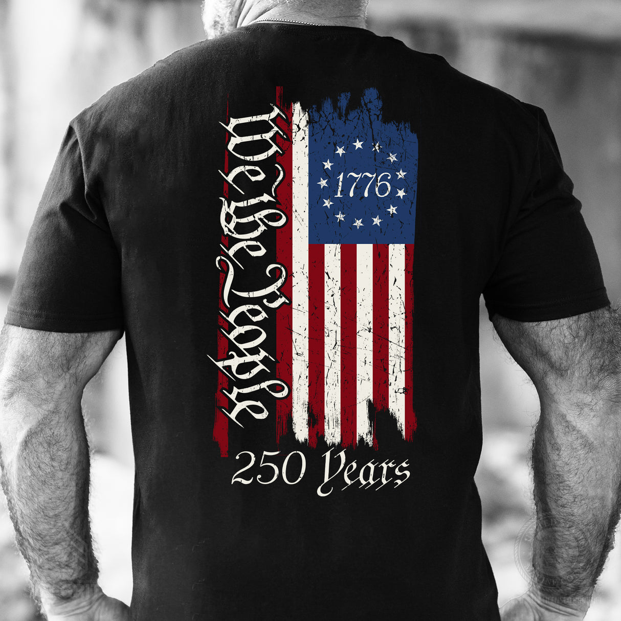 250 Years We The People Flag T-Shirt - SGT GRIT