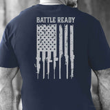 Battle Ready Flag T-Shirt -Back Design - SGT GRIT
