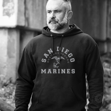 MCRD Vintage Eagle & Anchor Hoodie - SGT GRIT
