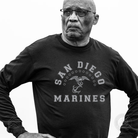 MCRD Vintage Long Sleeve T-Shirt - SGT GRIT