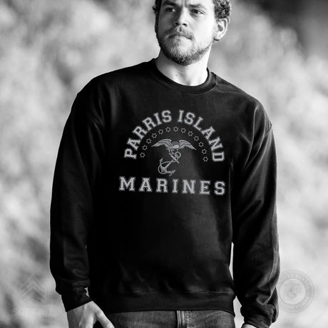 MCRD Vintage Eagle & Anchor Sweatshirt - SGT GRIT