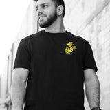USMC 'If You Have to Ask' Graphic Black T-shirt - SGT GRIT