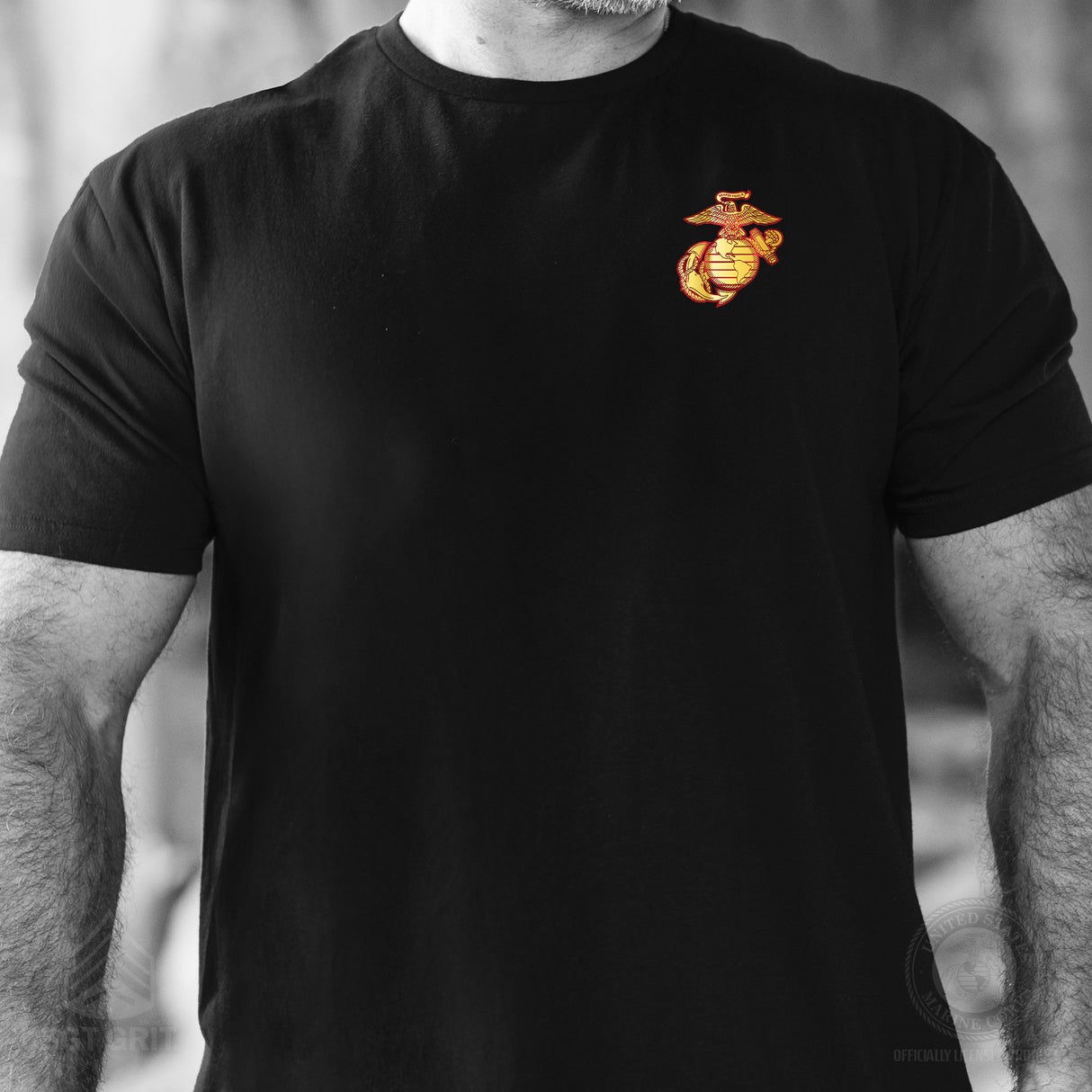 Personalized USMC Rank T-Shirt - SGT GRIT