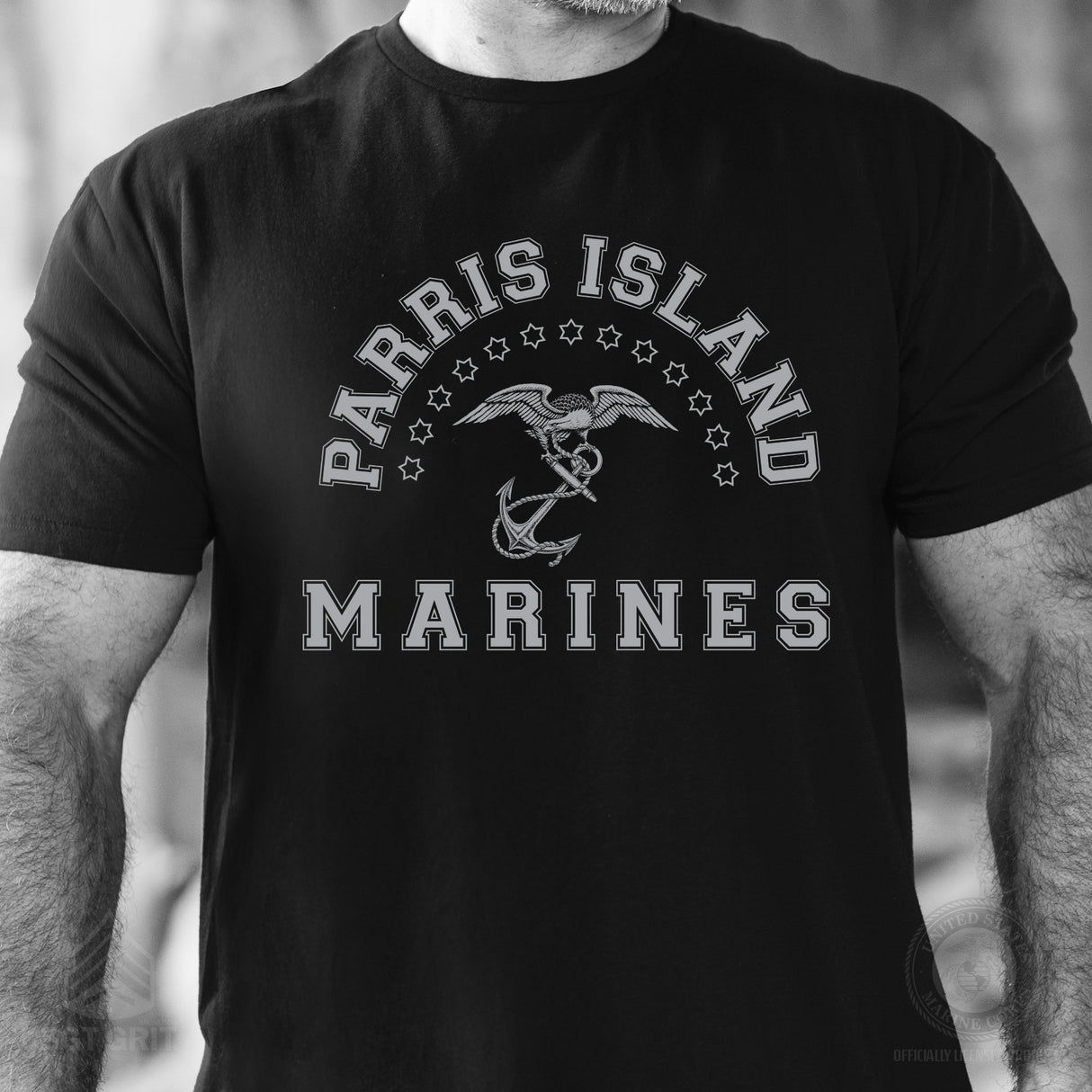 MCRD Vintage Eagle & Anchor T-Shirt - SGT GRIT