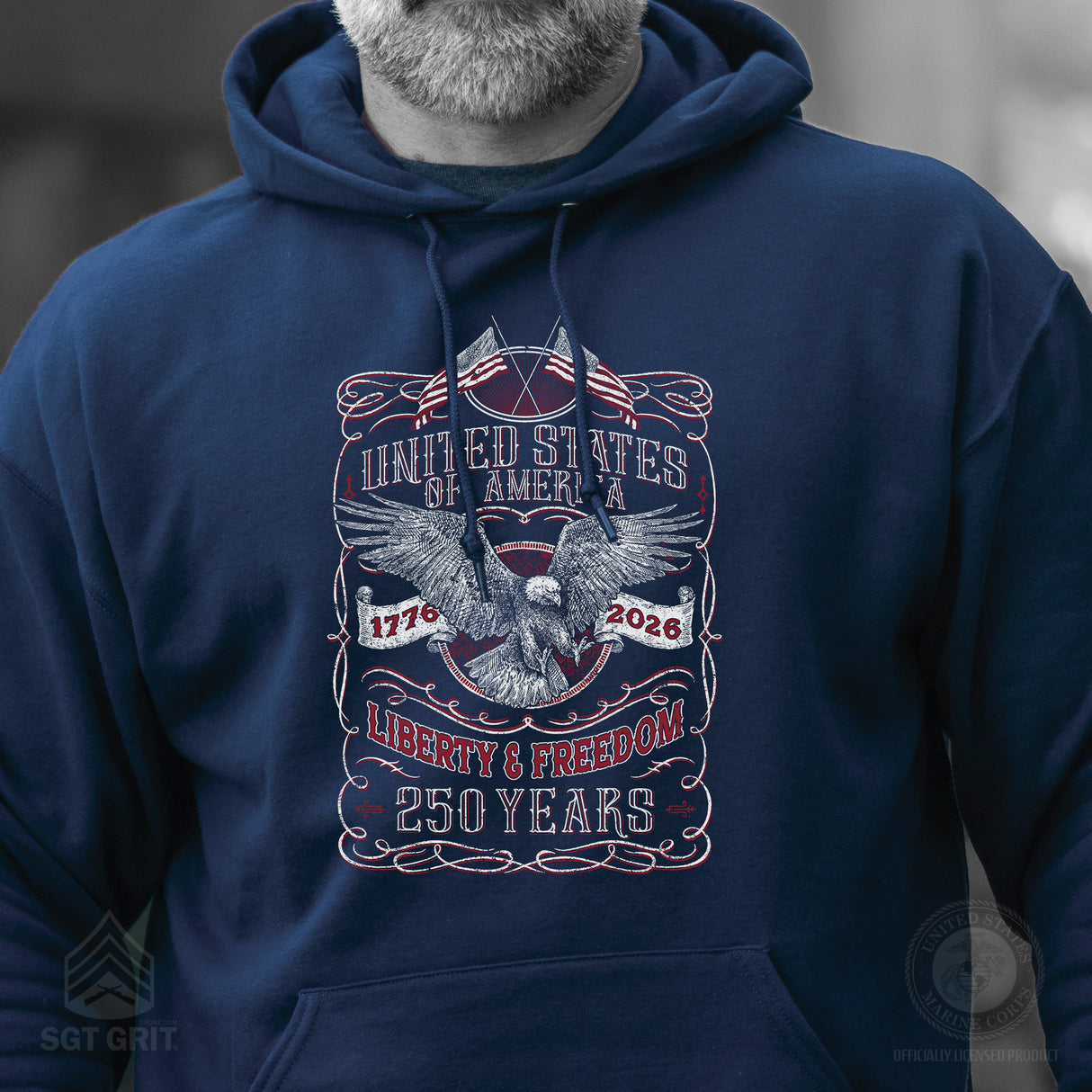 250 Years of Liberty & Freedom Hoodie - SGT GRIT