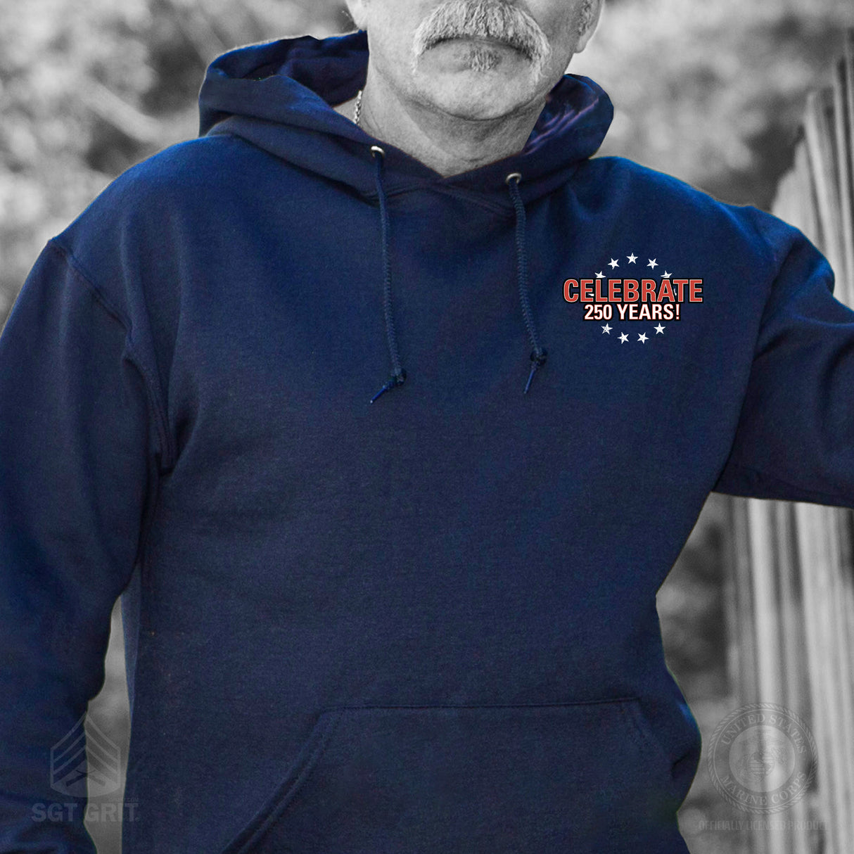 I Want You to Celebrate 250 Years Hoodie- Back Design - SGT GRIT