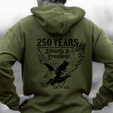 250 Years Eagle Hoodie – OD Green - SGT GRIT