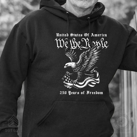 We The People 250 Years Eagle Hoodie - SGT GRIT