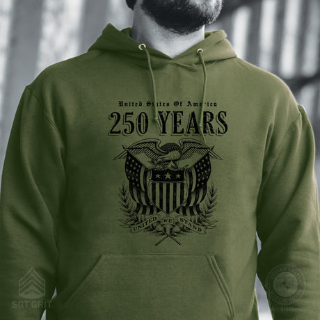 250 Years United We Stand Hoodie - SGT GRIT